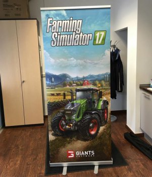 Первый баннер Farming Simulator 2017 к выставке FarmCon