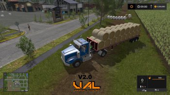 Прицеп с автозагрузкой тюков и поддонов для Farming Simulator 2017