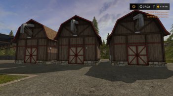 Большое хранилище: щепы, соломы и сена для Farming Simulator 2017