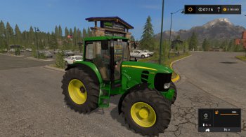 Трактор JOHN DEERE 7430 для Farming Simulator 2017