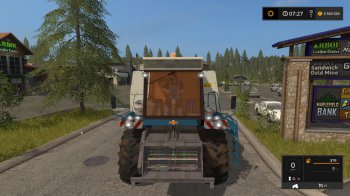 Комбайн Fortschritt E 516 B для Farming Simulator 2017
