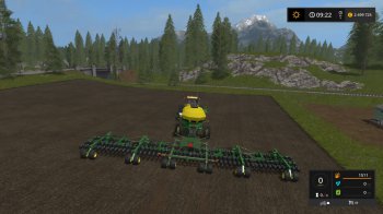 Сеялка John Deere 1890/1910 для Farming Simulator 2017