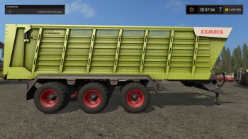 Прицеп Claas Cargos 700 для Farming Simulator 2017