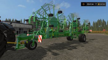 Валковая жатка Krone Swadro 2000 для Farming Simulator 2017