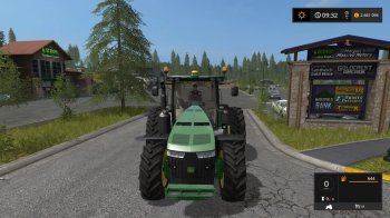 Трактор Джон Дир 8370 для Farming Simulator 2017