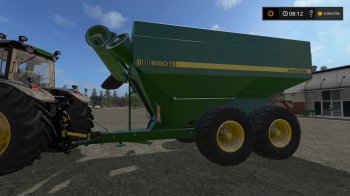Прицеп для зерна JOHN DEERE 650 для Farming Simulator 2017