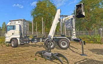 Лесовоз MAN TGS 33.480 для Farming Simulator 2017