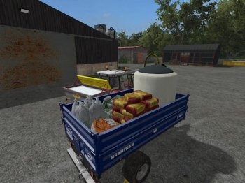 Прицеп для перевозки семян и удобрений для Farming Simulator 2017