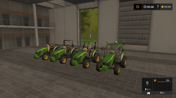 Трактор John Deere Serie 5M v 3.0 для Farming Simulator 2017