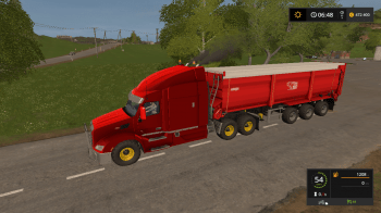 Тягач Peterbilt 579 v 2.0 для Farming Simulator 2017