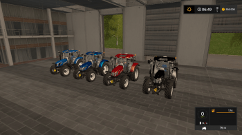 Трактор NEW HOLLAND T6 TIER4A V1.0 для Farming Simulator 2017