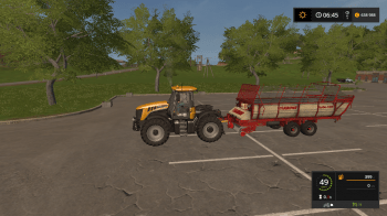 Прицеп подборщик KRONE TURBO 3500 V1.0 для Farming Simulator 2017