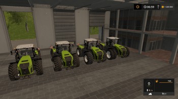 Трактор Claas Xerion v 3.0 для Farming Simulator 2017