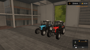 Пак тракторов МТЗ 1221 для Farming Simulator 2017