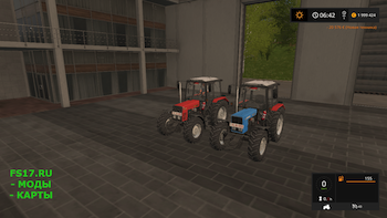 Трактор MTZ 892.2 WORN V1.0 для Farming Simulator 2017