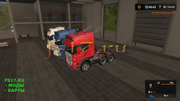 Тягач Scania R730 v 1.0.3 для Farming Simulator 2017