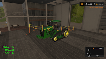 Трактор John Deere 9RT v1.2.0.0  для Farming Simulator 2017