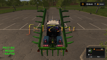 Плуг Large plow v1.0 для Farming Simulator 2017