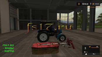 Косилка РК-165 v1.0 для Farming Simulator 2017