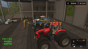 Трактор DEUTZ SERIE 9 COLORABLE & CHIP TUNING V1.0.0.2 для Farming Simulator 2017