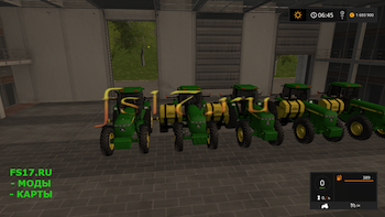 Трактор JOHN DEERE 60 SERIES FWA V1.3 для Farming Simulator 2017