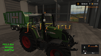 Трактор FENDT 412 VARIO V1.1 для Farming Simulator 2017