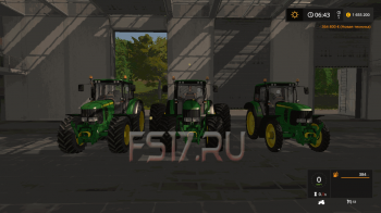 Трактор JOHN DEERE 6920S V3.1 для Farming Simulator 2017