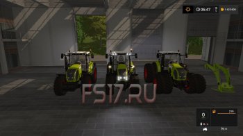 Трактор Claas Axion 800 v 3.0 для Farming Simulator 2017