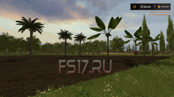 Пак пальм v 1.0 для Farming Simulator 2017
