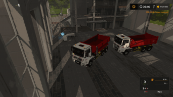 Пак грузовиков MAN TGS 6X4 BENNE V1.0 для Farming Simulator 2017