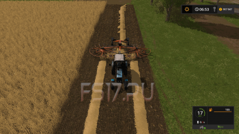 Валковая жатка KUBOTA RA 2072 V1.0 для Farming Simulator 2017