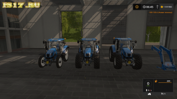Трактор NEW HOLLAND T6.070 V1.0.0.0 для Farming Simulator 2017