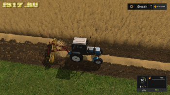 Валковая жатка NEW HOLLAND ROLLABAR RAKE V1.0 для Farming Simulator 2017