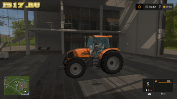Трактор Renault Ares 620 RZ v 1.1 для Farming Simulator 2017