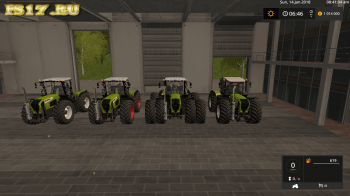 Пак тракторов CLAAS XERION 3300 TRAC VC V1.1.0 для Farming Simulator 2017