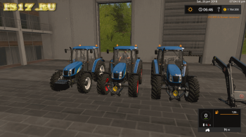 Трактор NEW HOLLAND T5000 V0.9 BETA для Farming Simulator 2017