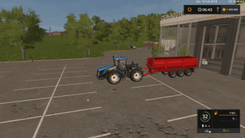 Прицеп KRAMPE BB900 V1.0.0 для Farming Simulator 2017