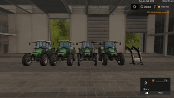 Трактор DEUTZ-FAHR AGROSTAR 6.XX V1.1.0.0 для Farming Simulator 2017