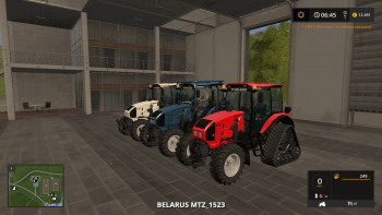 Трактор Беларус 1523 v 1.3 для Farming Simulator 2017