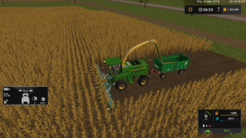 Кормоуборочный комбайн JOHN DEERE 7950I V1.0 для Farming Simulator 2017