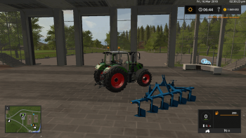 Плуг ПСКУ 6 v 1.0 для Farming Simulator 2017