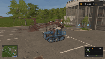 Трактор ДТ 75 Стогомет v 1.0.0.2 для Farming Simulator 2017