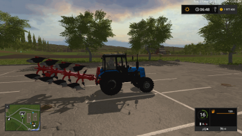 Трактор МТЗ 1021 v 1.1 для Farming Simulator 2017