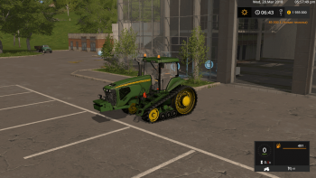 Трактор JOHN DEERE 8520T V1.0.0.0 для Farming Simulator 2017
