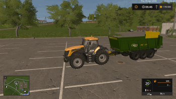 Навозоразбрасыватель ZDT MC 186 V1.0.0.1 для Farming Simulator 2017