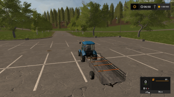 Прицеп для тюков HOPS TIPPER V2.0 для Farming Simulator 2017