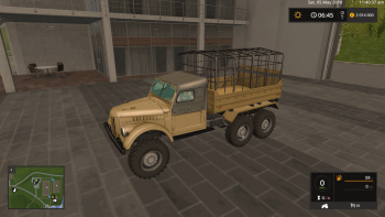 Грузовик ГАЗ 69 Скотовоз v 1.0 для Farming Simulator 2017