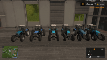 Пак тракторов МТЗ-1221 v 1.0 для Farming Simulator 2017