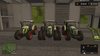 Трактор CLAAS AXION 800 (810, 830, 850) V4.1 для Farming Simulator 2017