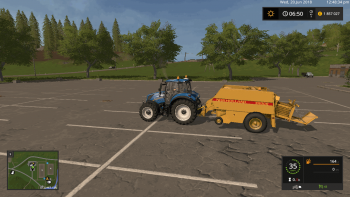 Тюкопресс NEW HOLLAND D1000 V1.0 для Farming Simulator 2017